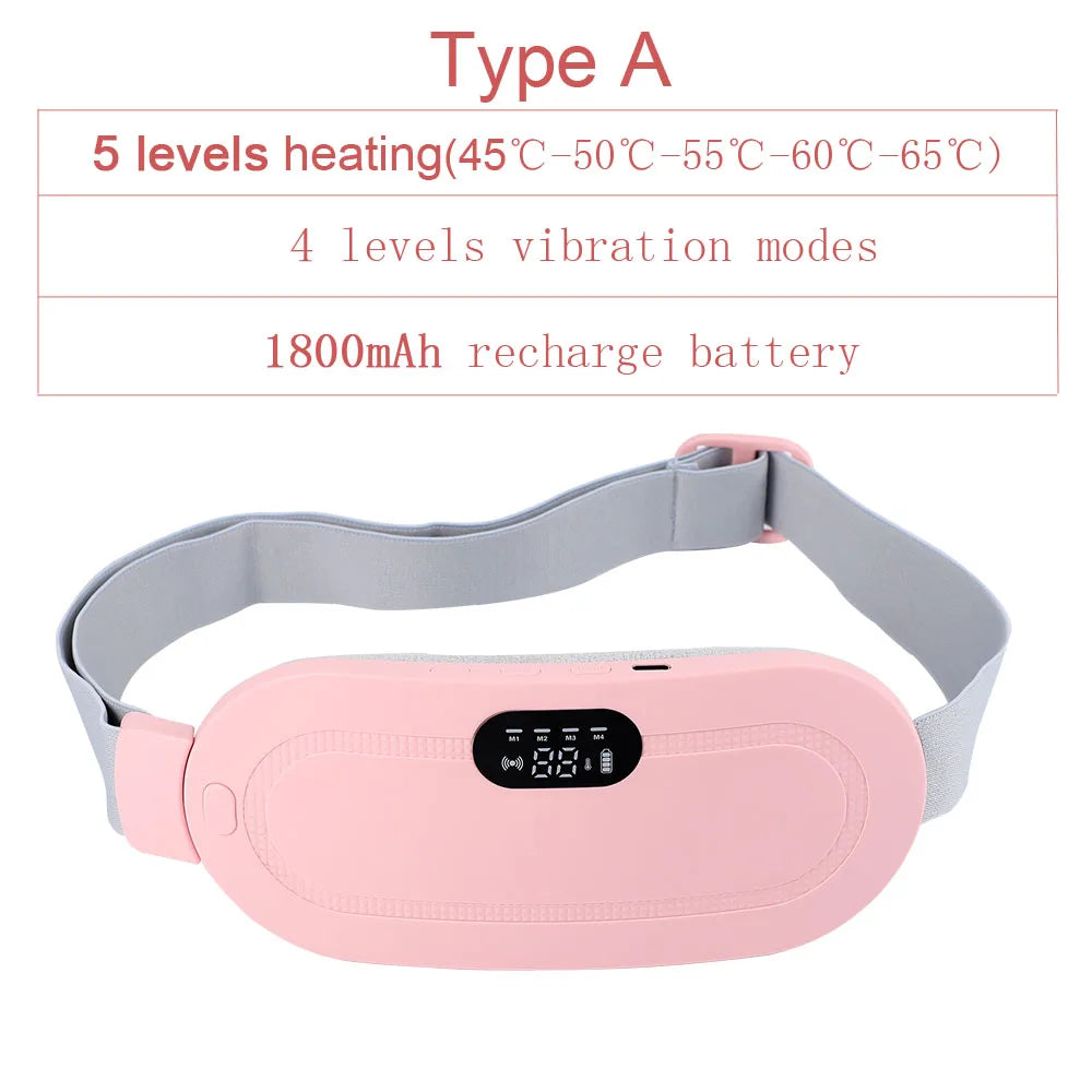 Menstrual Period Pain Relief Device, 5-Level Heating Pad, Electric Massager, Women