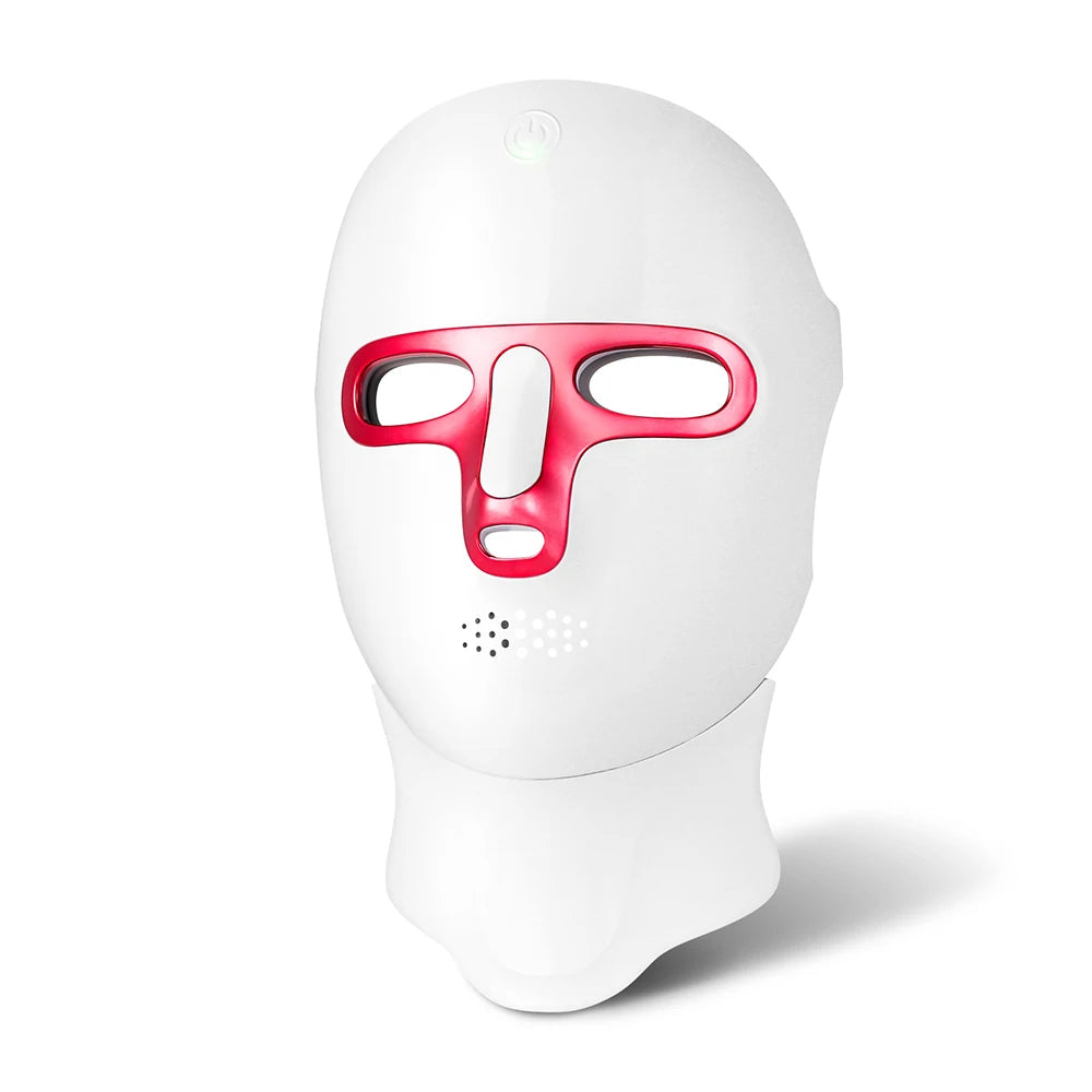 LED Face, and Neck Mask, Rechargeable, Anti-Wrinkle Skin Tightening, Whitening, Facial SPA Beauty Care Device