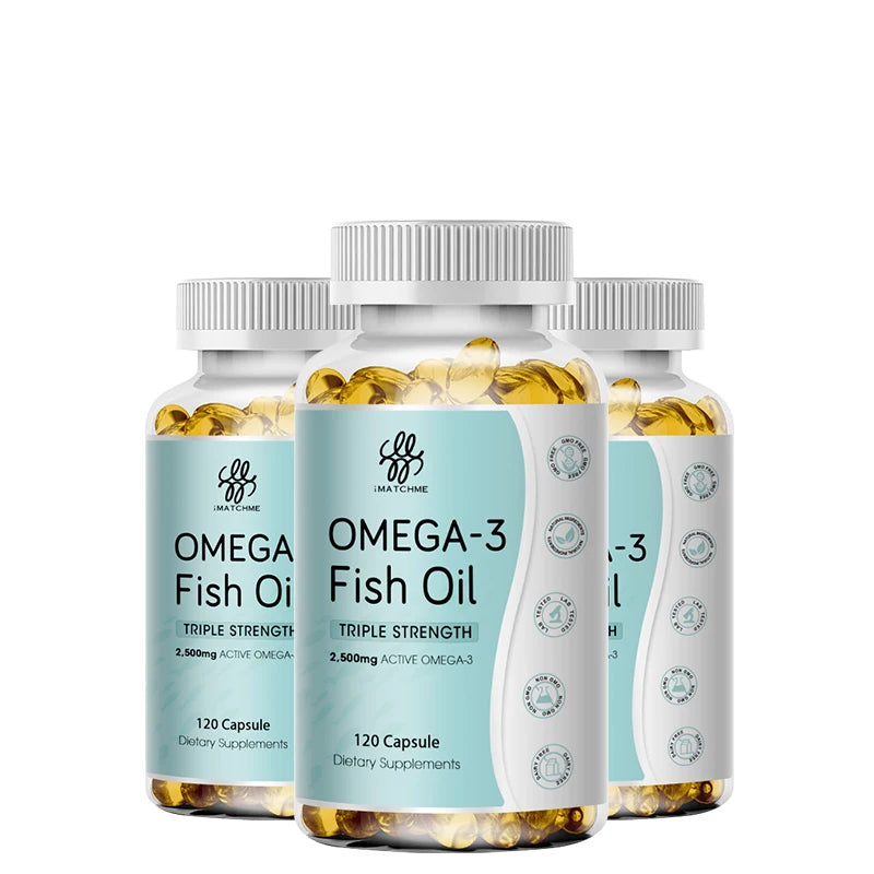 Omega 3 Fish Oil, for Heart, Brain & Immune Support