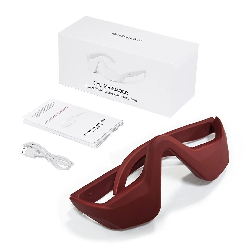 Red Eye Massager, Under-Eye Glasses Massager