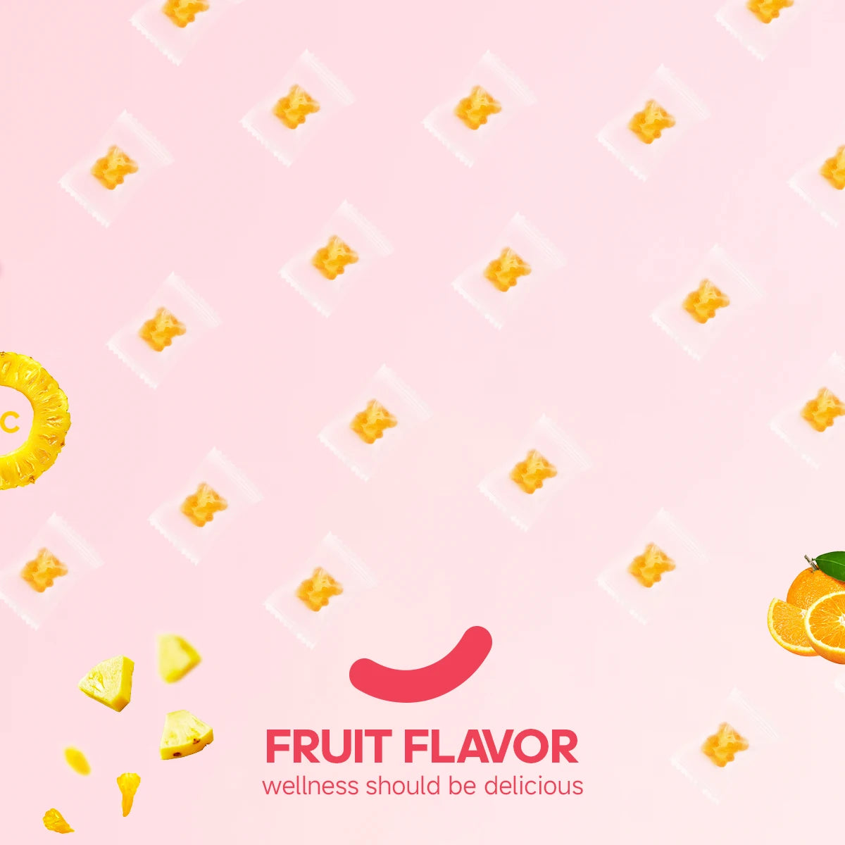 Women's Probiotics, Feminine ph Balance Gummies, -Hawaiian Pineapple