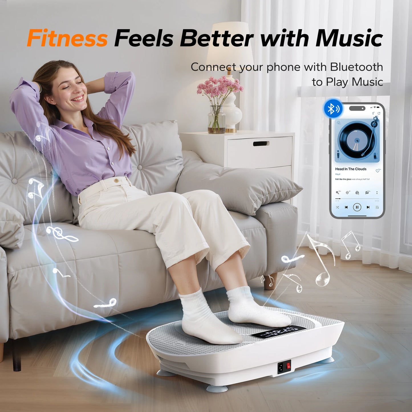 Vibration Plate, Exercise Machine, Whole Body Workout, Weight Loss & Shaping as seen on TikTok