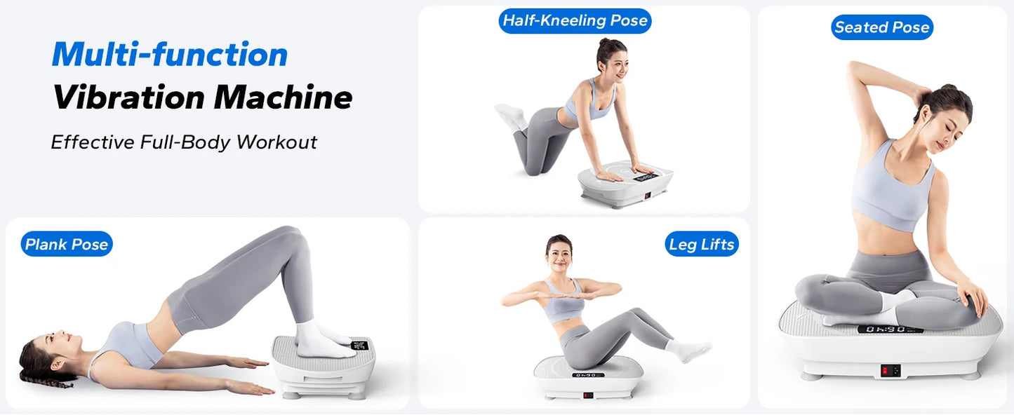 Vibration Plate, Exercise Machine, Whole Body Workout, Weight Loss & Shaping as seen on TikTok