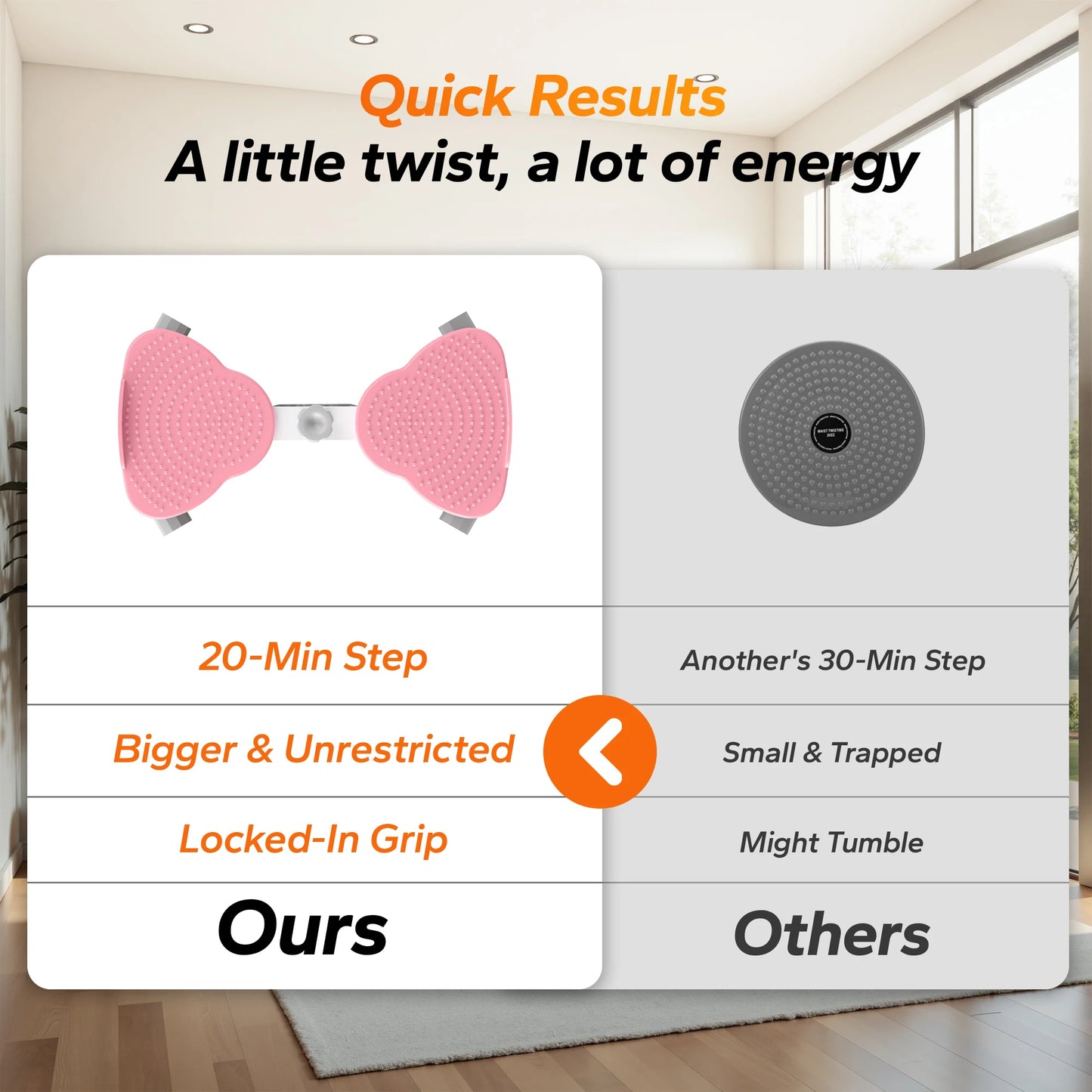 Waist Twisting, Fitness Tool Exercise, Balance Board, for Foot Massage and Weight Loss