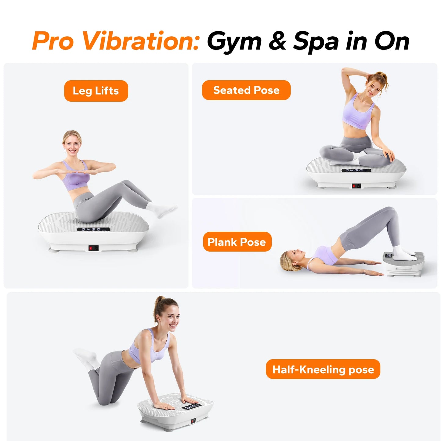 Vibration Plate, Exercise Machine, Whole Body Workout, Weight Loss & Shaping as seen on TikTok