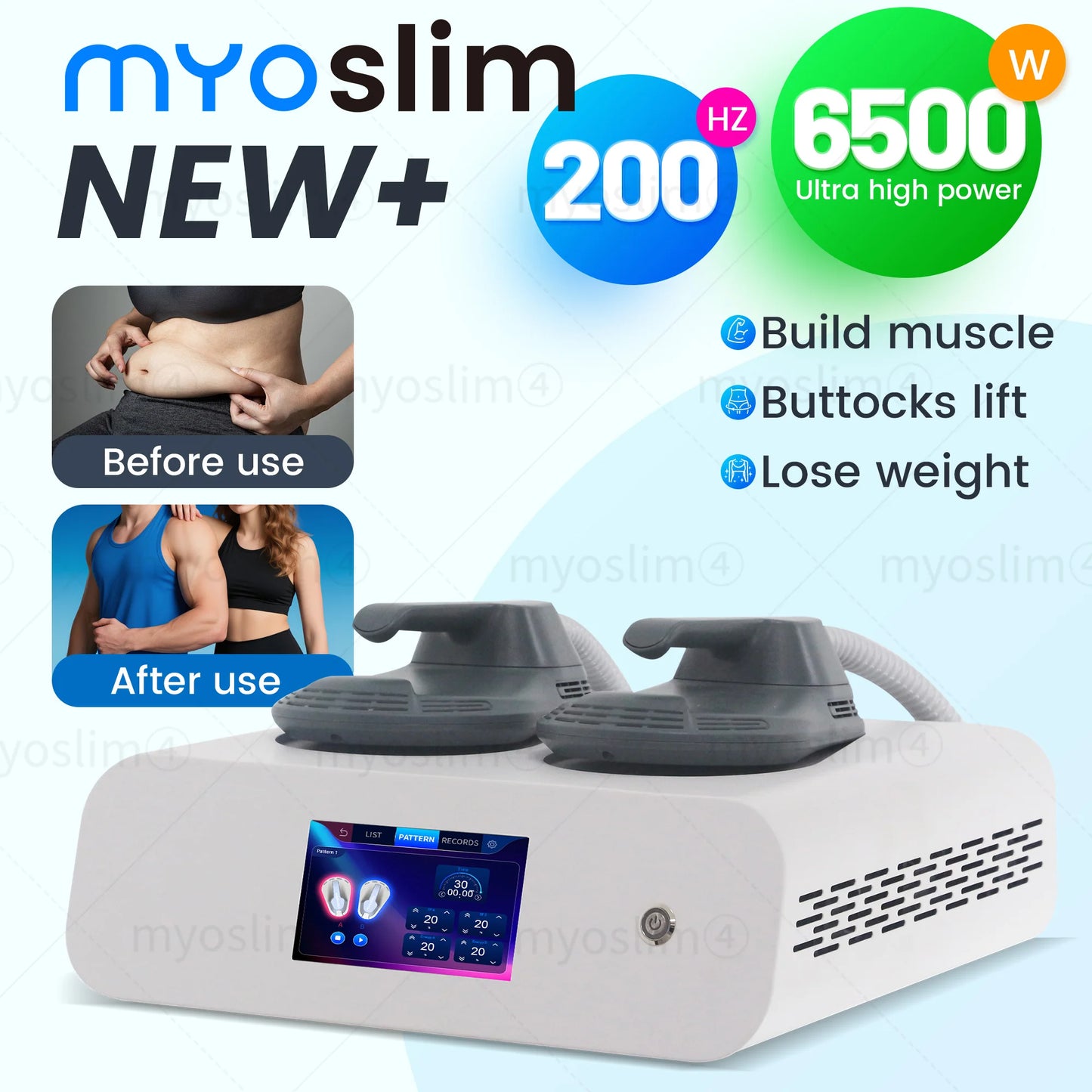 Muscle Stimulator, Body Sculpting, Portable Machine, Weight Lose Electromagnetic