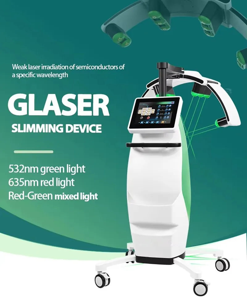 10D Maxlipo Master, Therapy Body Shaping Machine, with 532nm Green Light, & 635nm Red Light Fat Burning, Lifting Weight Loss Device