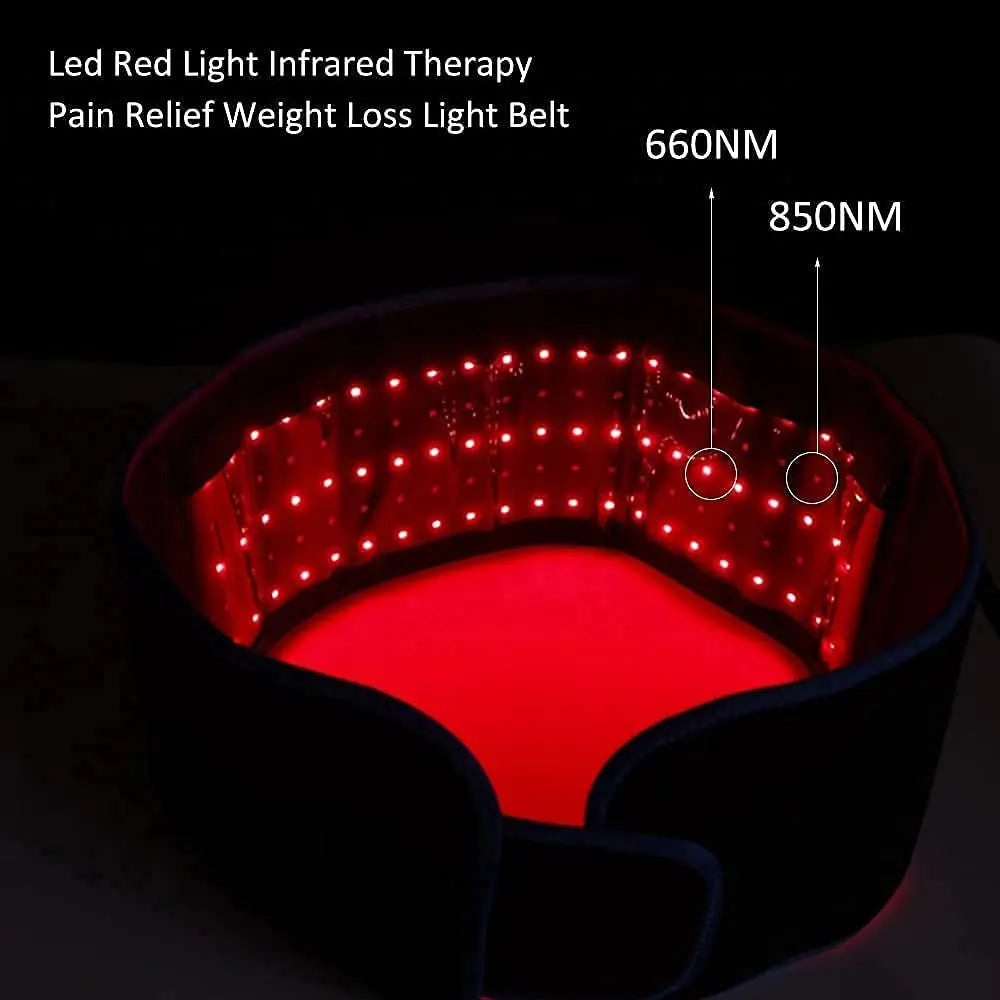 Red Light Therapy Belt, Burn Fat, Slimming Waist, Heat Pad, Full Body
