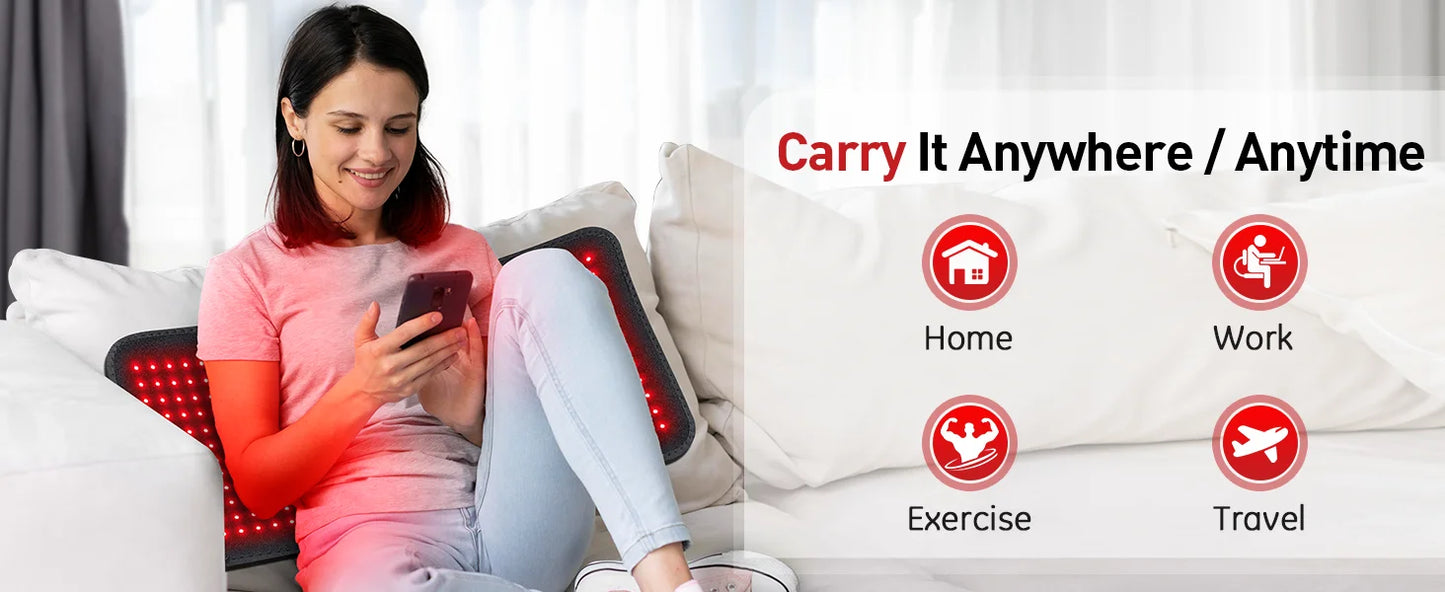 Updated, Red Light Therapy, Heating Pad for Body