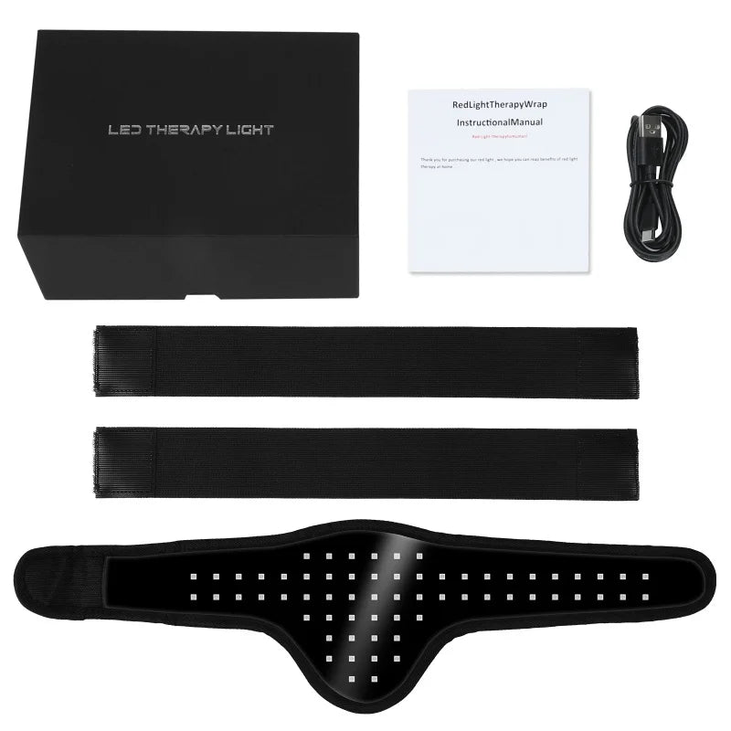 Pet Wearable body wrap, red light therapy, belt for pet