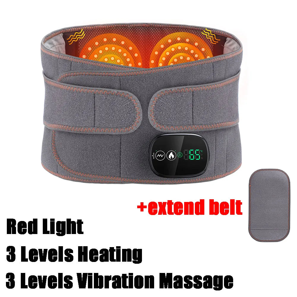Infrared Heating Waist Massager, Electric Belt Vibration,