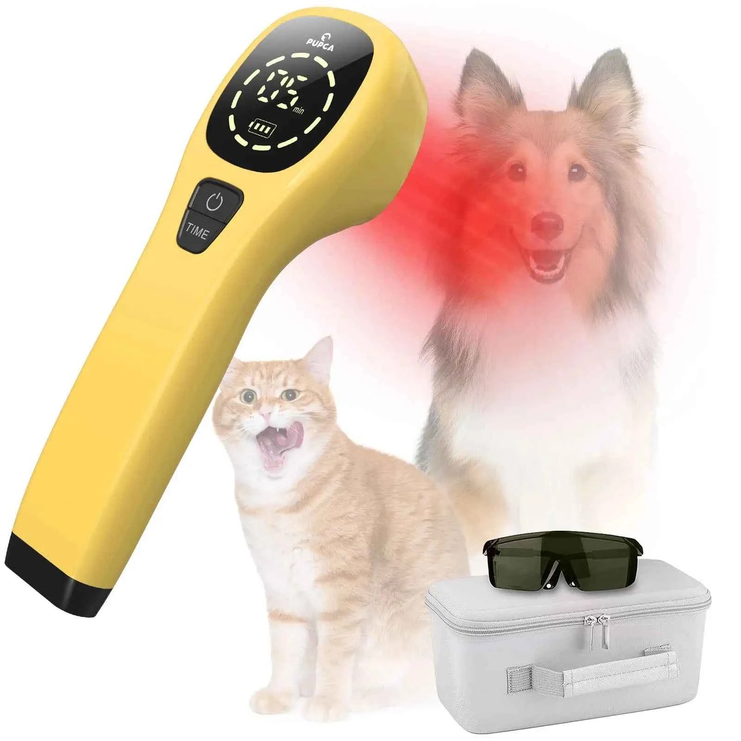 Pet Pain Relief  650nm 808nm, Cold Low Level Laser, Red Light Therapy Device, Dog, Cat  Physical Muscle Therapy Equipment