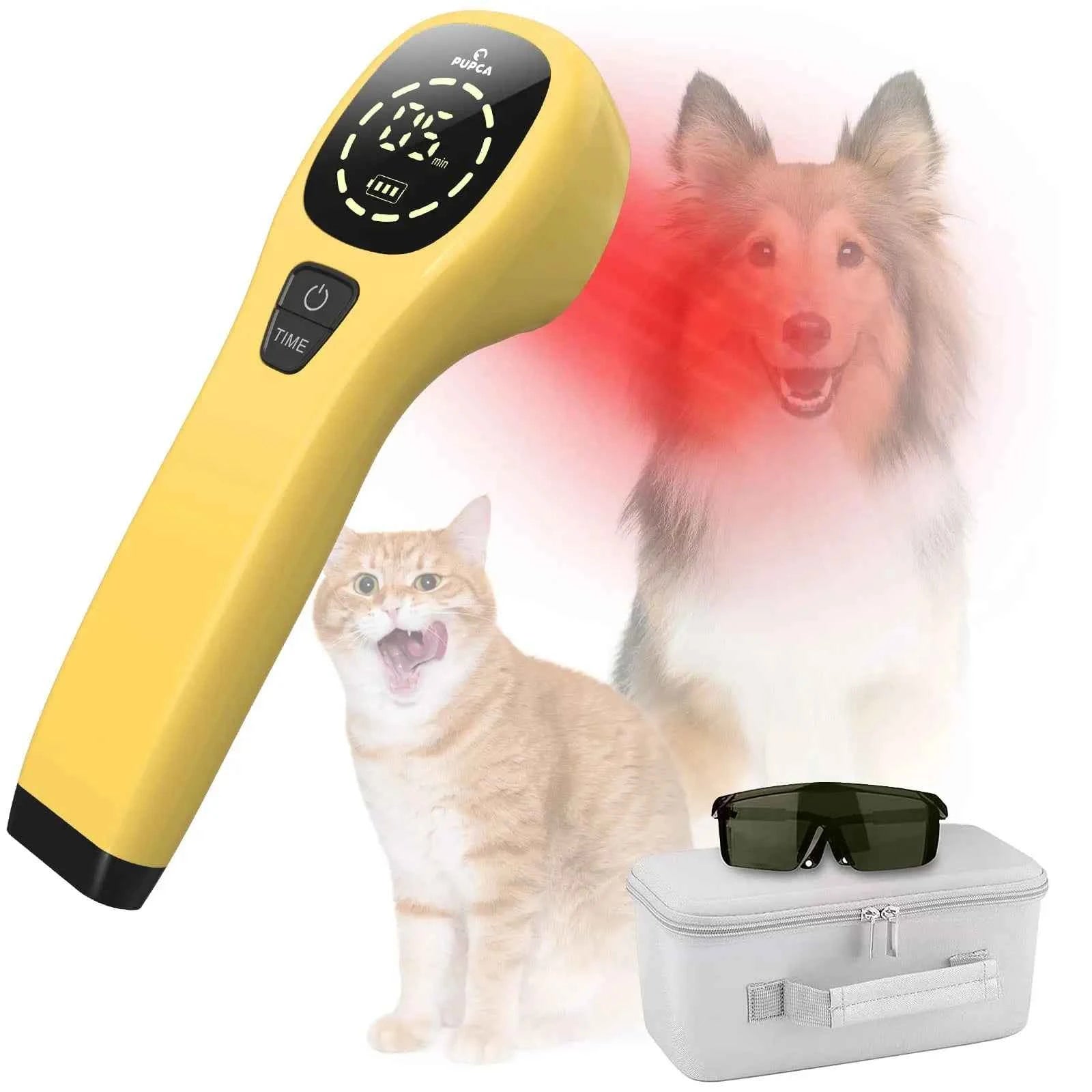 Pet Pain Relief  650nm 808nm, Cold Low Level Laser, Red Light Therapy Device, Dog, Cat  Physical Muscle Therapy Equipment