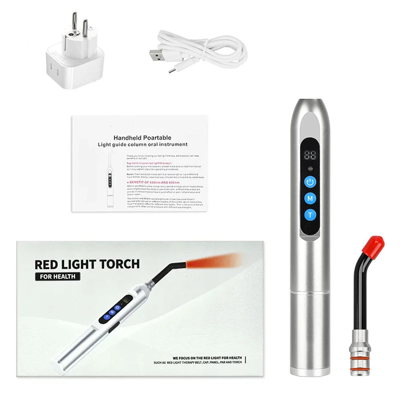 Therapy Cold Sore Wand, Device For Mouth Sores Treatment, LED Light Therapy Machine Skin Care
