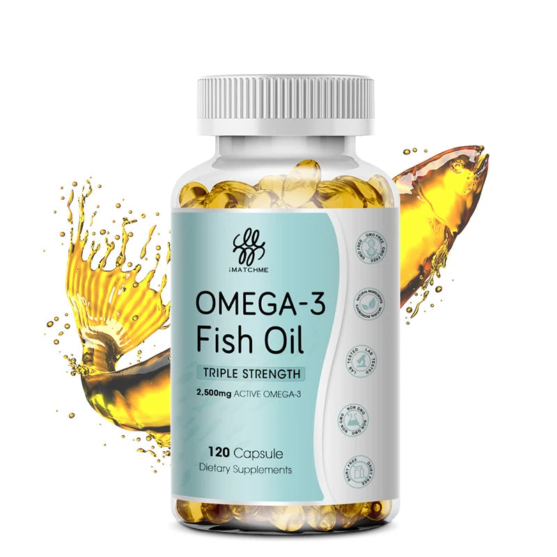 Omega 3  Fish Oil, for Heart, Brain & Immune Support