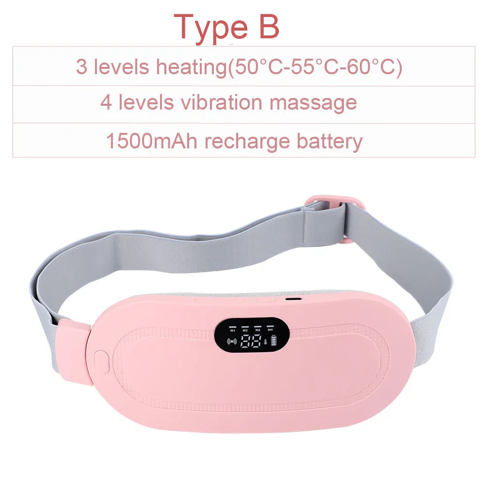 Menstrual Period Pain Relief Device, 5-Level Heating Pad, Electric Massager, Women