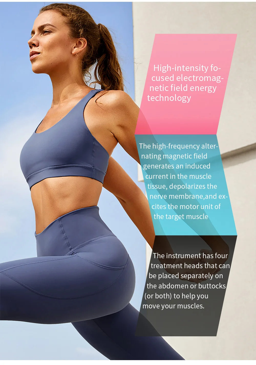 Muscle Stimulator, Body Sculpting, Portable Machine, Weight Lose Electromagnetic