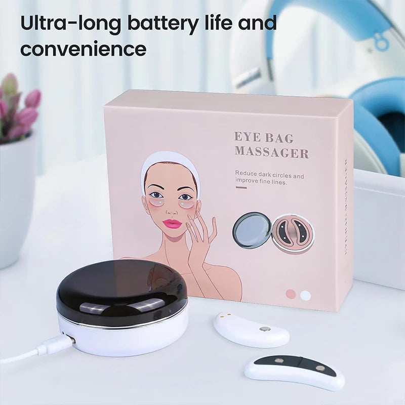 EMS Pulse Micro current, Relieve Fatigue, Reduce Dark Circles, Lines, Swelling, Anti-Wrinkle