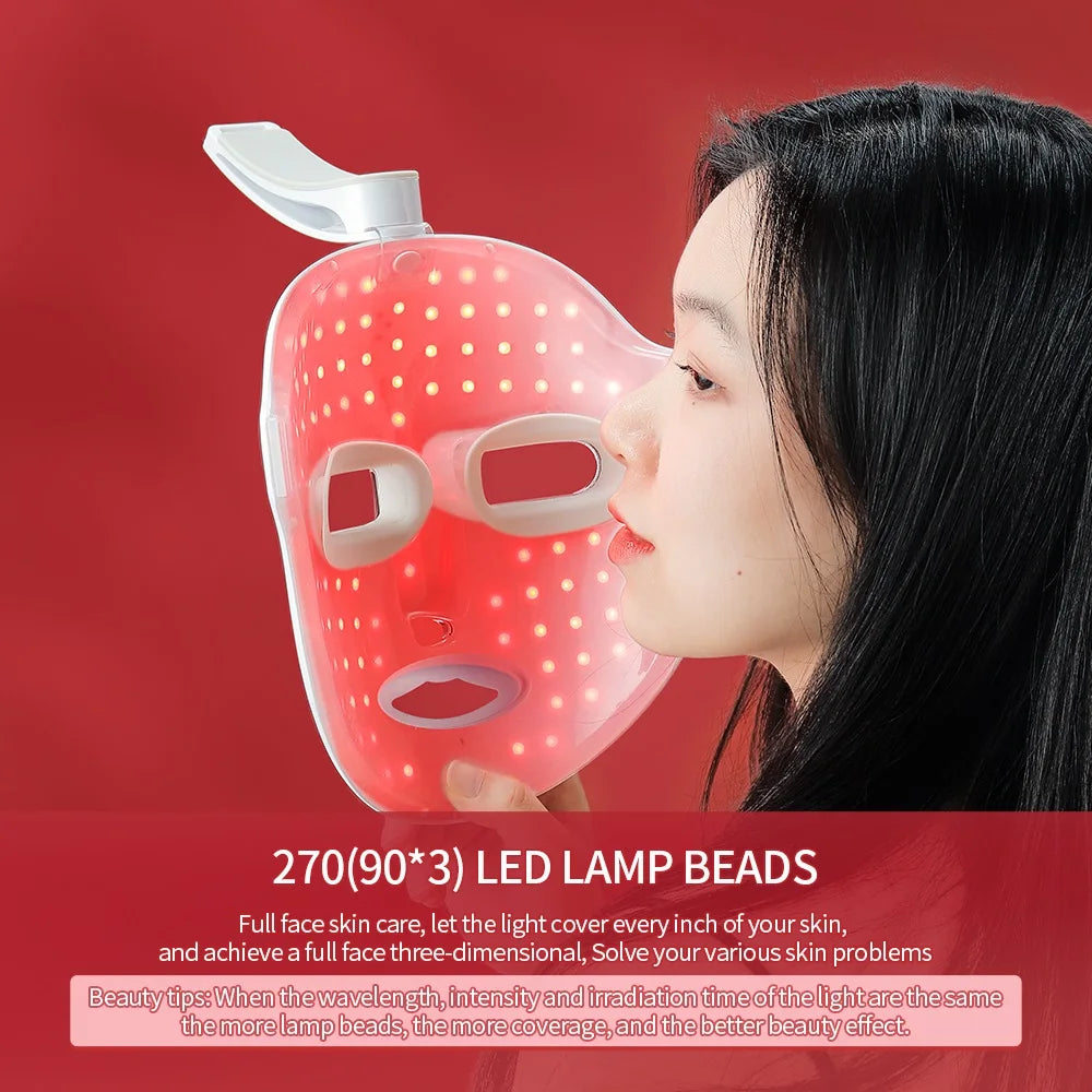 Face Beauty Mask 7 Colors , Light LED Mask , Photon Red Light, Facial Skin Care Repair, Skin Anti Aging, Wrinkle Skin Tightening