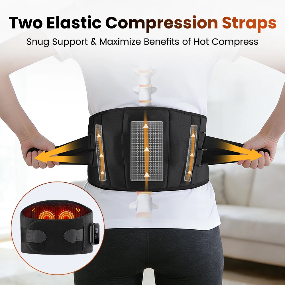 Infrared Heating Waist Massager, Electric Belt Vibration,