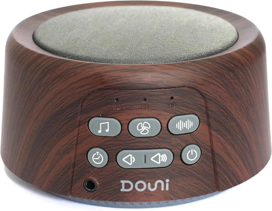 White Noise Machine, Wood Grain with 27 Soothing Sounds, Timer & Memory, Sleep Therapy at Home or Travel