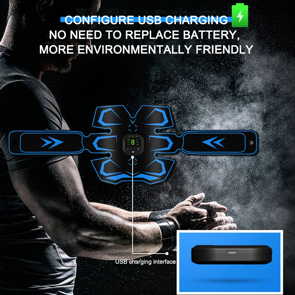 Abdominal Training Device, Vibration Belt, Ab Workout Equipment Machine for Men and Women