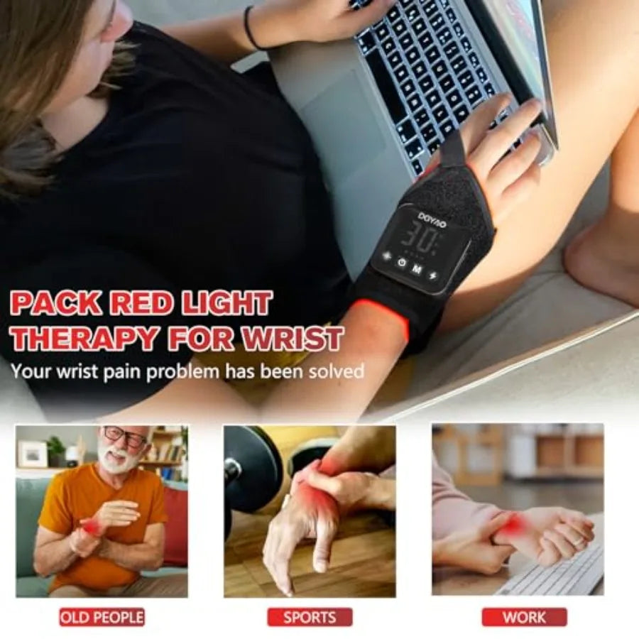 Cordless Red Light Therapy for Ankle, and Wrists Light with 660nm and 850nm