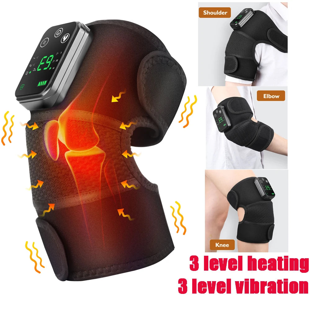 Electric Heating Shoulder Brace, LED Display, Vibration Shoulder Massage, Muscle Relaxation