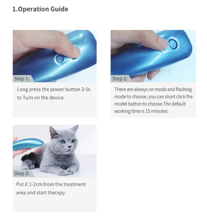 KTS Laser Therapy for Dogs, Veterinary Equipment for Joint Muscle Pain Relief&Inflammation