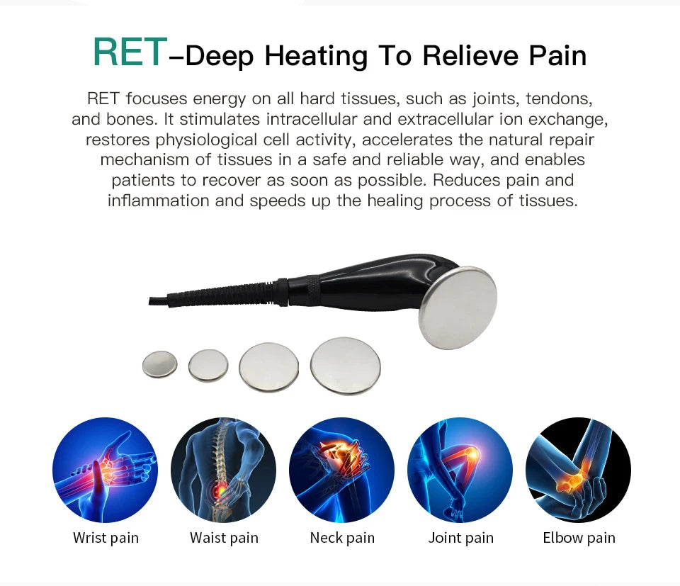Thermo Therapy, 448K CET RET High Weight Loss, Relieves Pain Machine, Lifts Firming Skin, Accelerates Lymphatic Circulation