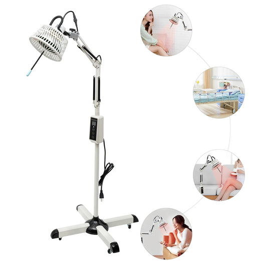 300W Infrared Heat therapy Lamp,  220V/110V with Base for Homes, Spas and Beauty Salons