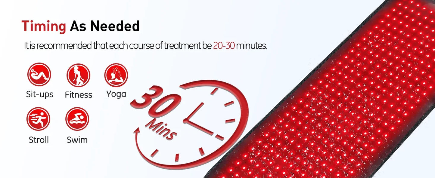 Updated, Red Light Therapy, Heating Pad for Body