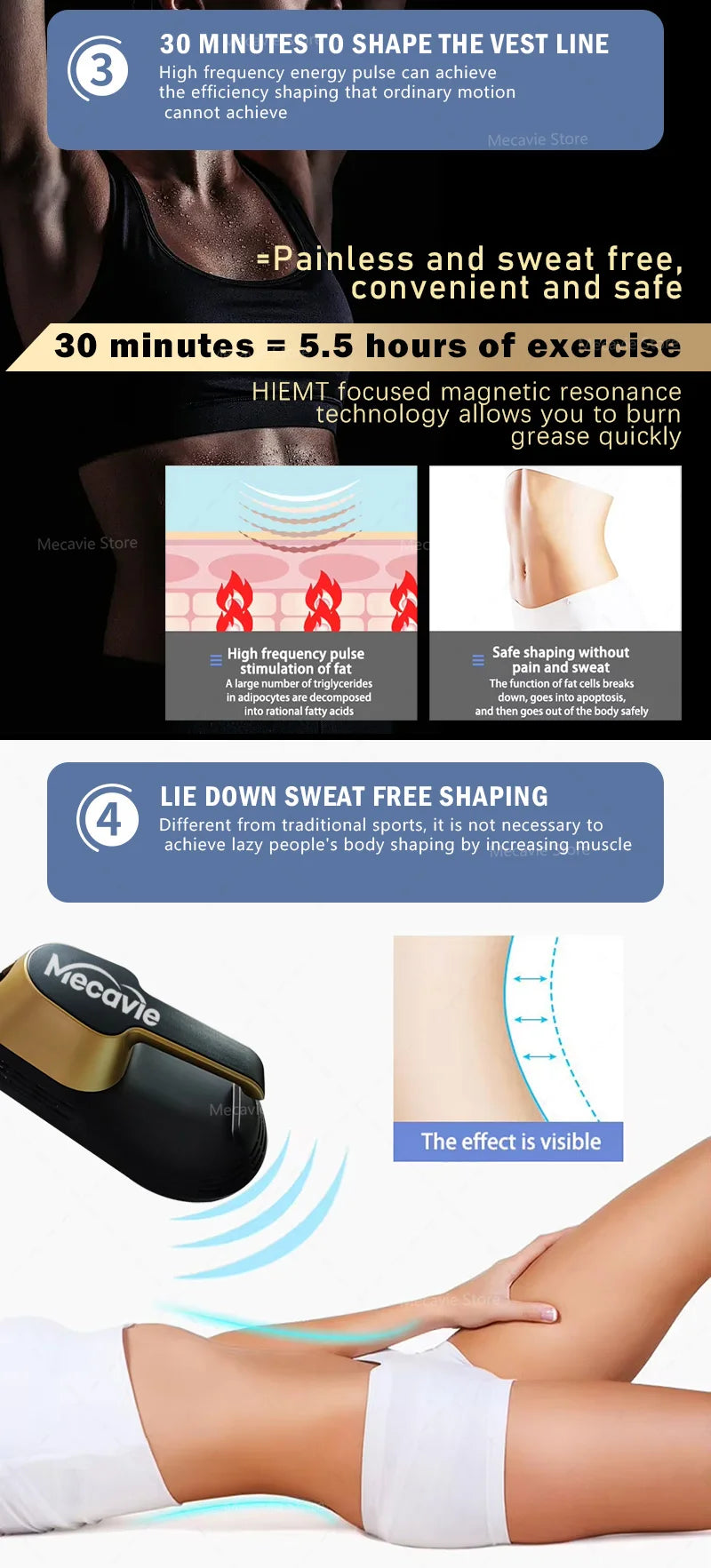 Muscle Builder, Slimming Trainer, Features 6500W Body Contouring, Buttock Lifting, Fitness Equipment