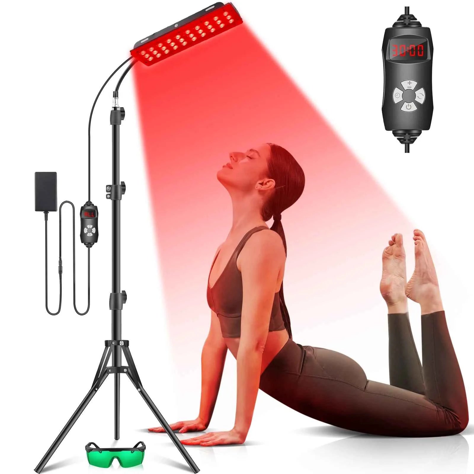 Astarexin Therapy Lamp, 660nm & 850nm Infrared LED Light, Panel for Full Body Use, Home Light Device for Face, Body & Daily Wellness
