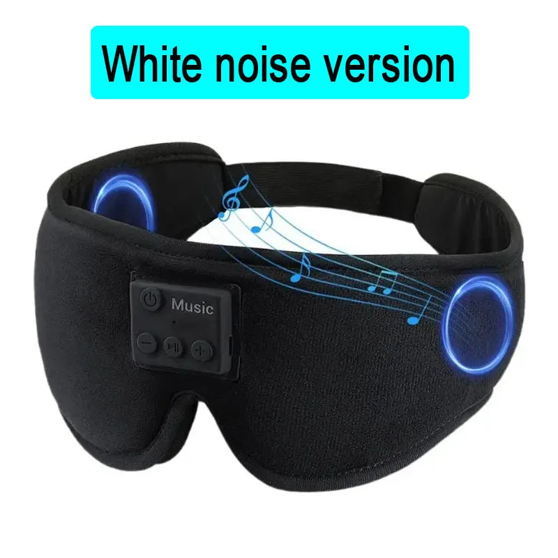 3D wireless music headphone, breathable, smart eye mask, Bluetooth headset with mic for IOS/MAC