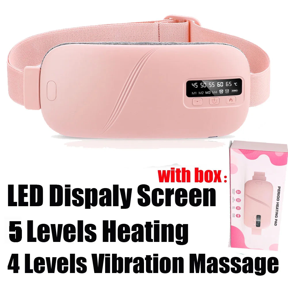 Menstrual Period Pain Relief Device, 5-Level Heating Pad, Electric Massager, Women