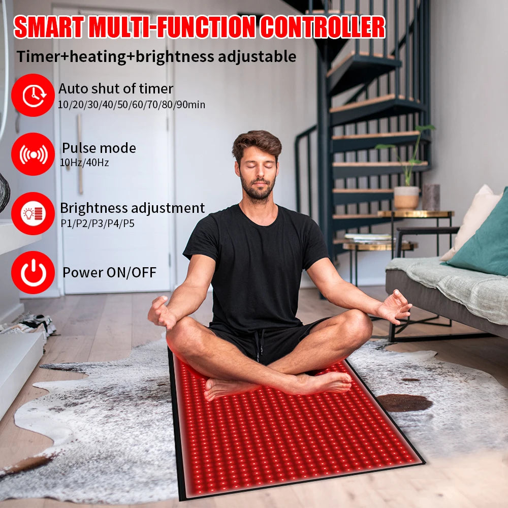 Full Body Red Light Mat, 71x31 inch