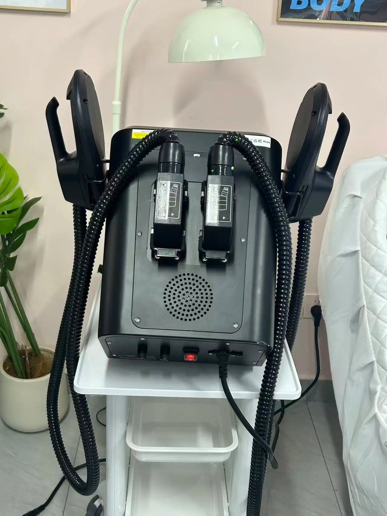 Body Sculpt Machine, 15 Electromagnetic, Slimming Fat, Muscle and Pelvic Body EMS