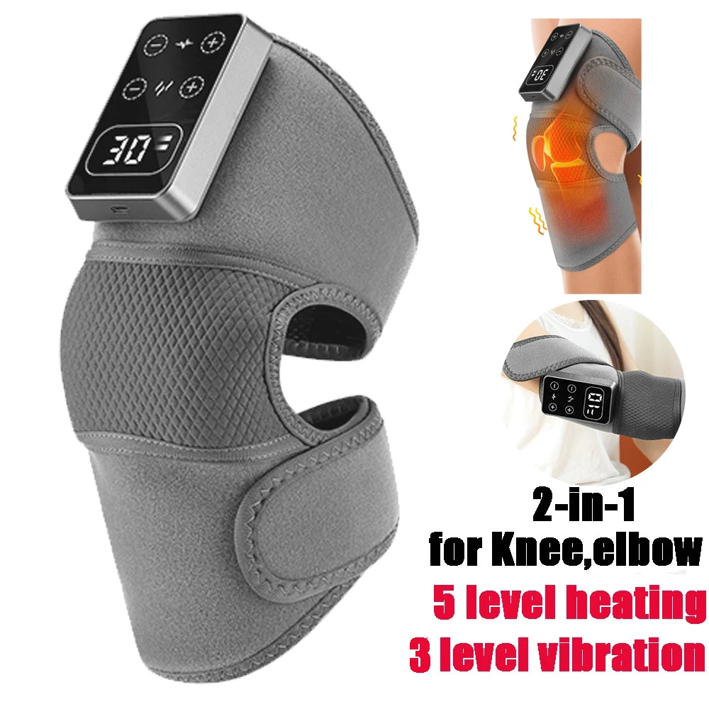 Electric Heating Shoulder Brace, LED Display, Vibration Shoulder Massage, Muscle Relaxation