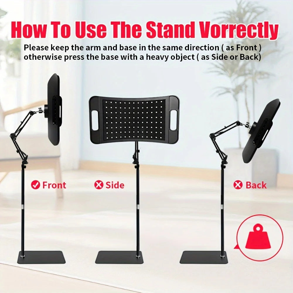 Red Light Relax for Face and Body, Lamp with Stand LED 660nm & 850nm Infrared Light Device for Body
