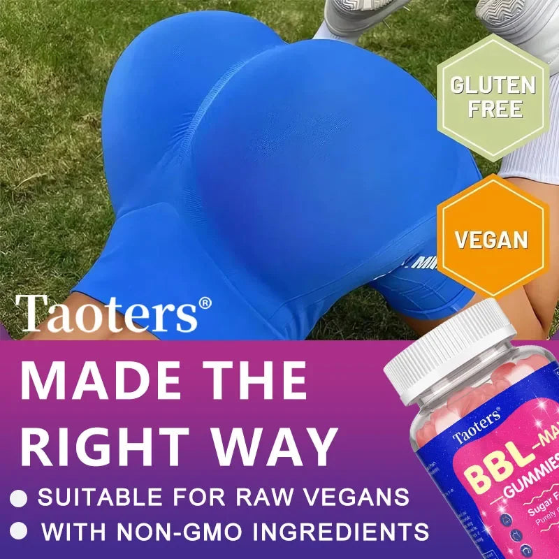 Buttocks Enlargement Gummies for Women - BBL- MAX Gummies - with Multivitamins and Herbal Extracts