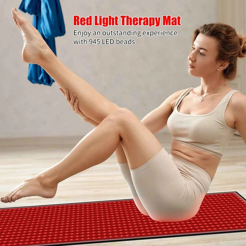 Red Light Mat, for Body 62 x 23.6 inch 660 850nm, Blanket for Pain Relief, Improved Sleep