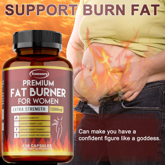 Fat Burner Metabolism Support for Women - Promote Fat Metabolism, Reduce Abdominal Fat, Suppress Appetite