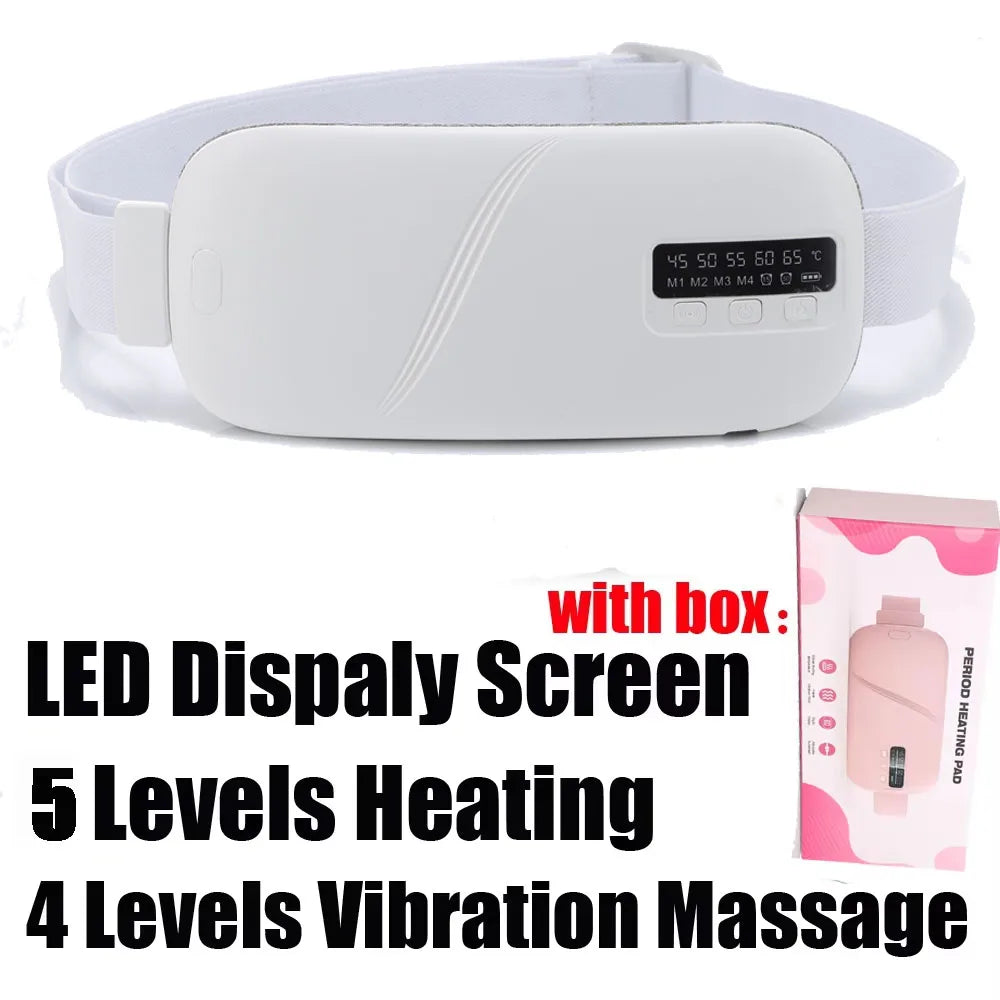 Menstrual Period Pain Relief Device, 5-Level Heating Pad, Electric Massager, Women