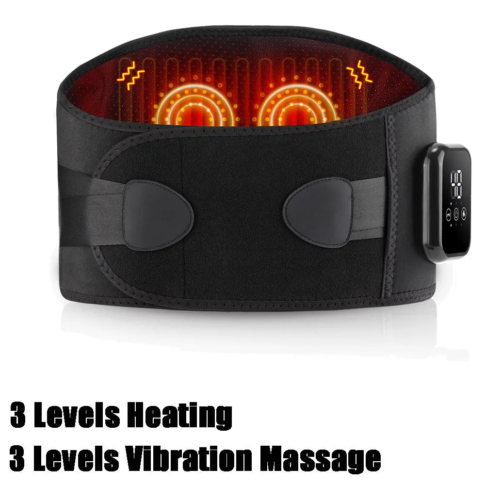 Infrared Heating Waist Massager, Electric Belt Vibration,