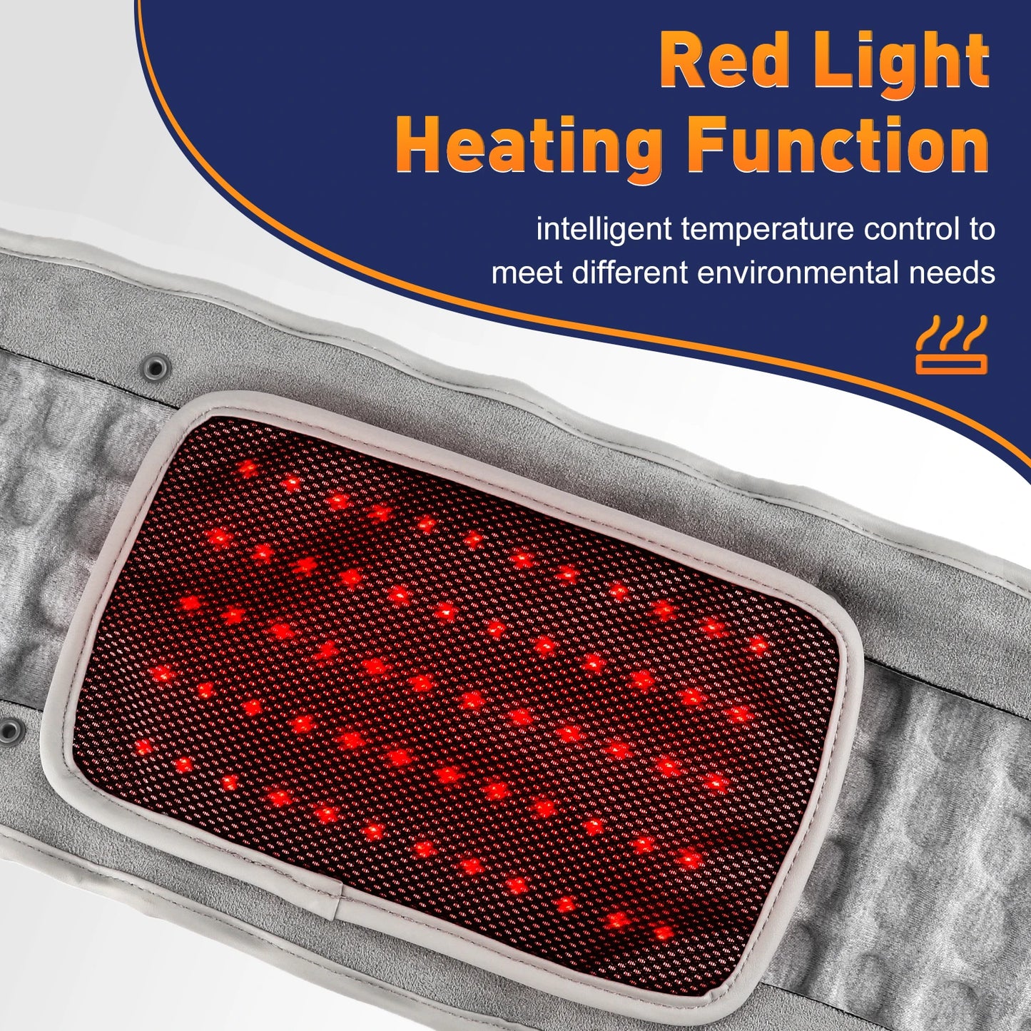 Infrared Heating Waist Massager, Electric Belt Vibration,
