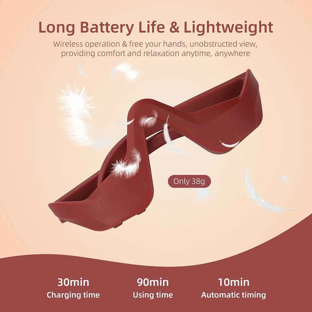 Red Eye Massager, Under-Eye Glasses Massager