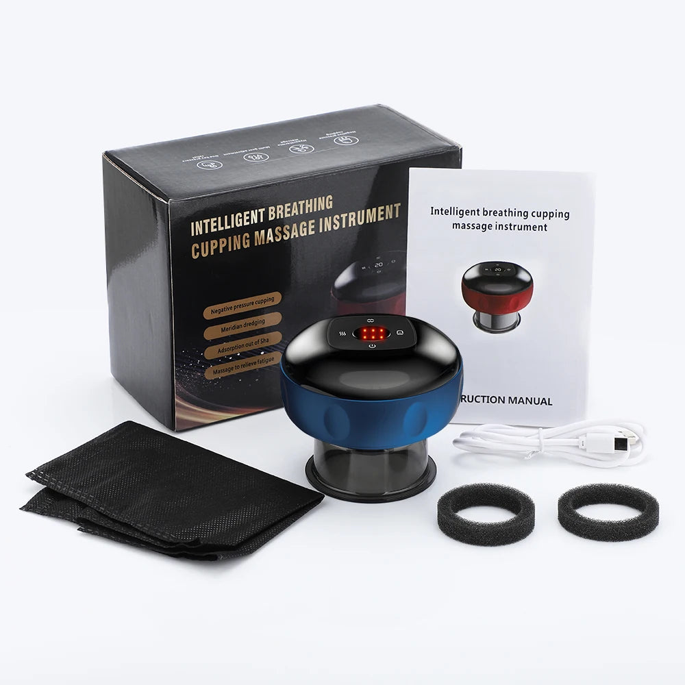 Intelligent Vacuum Cupping Massage, Electric Heating, Physical Fatigue Relieve Health Guasha Cans