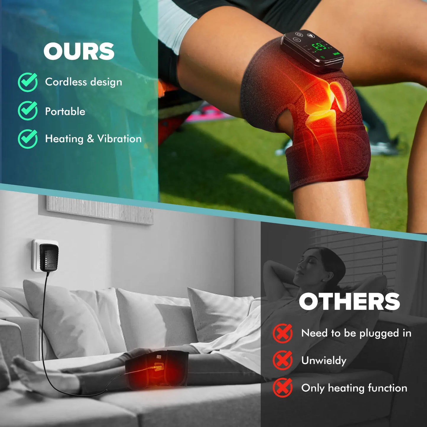 Knee Heating Massager, Arthritis Relief