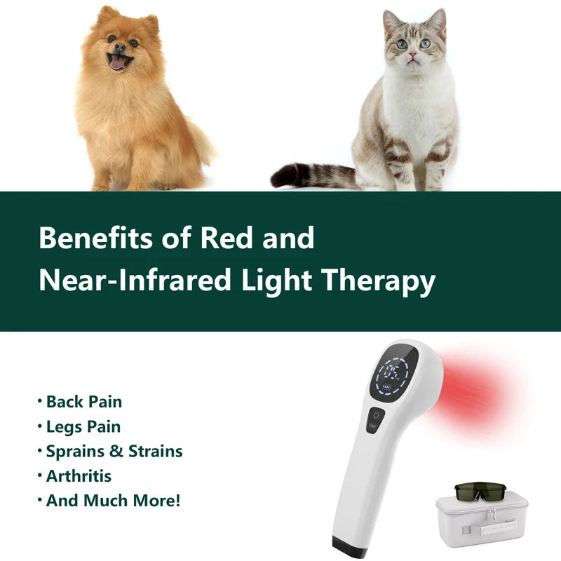 Laser Therapy for Dogs, Pain Relief&Wound Healing&Joint/Muscle Stiffness Handheld